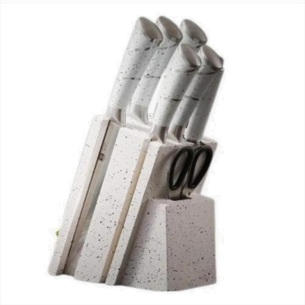 Juego De Cuchillos Blancos, 8 Piezas De Acero Inoxidable img #1