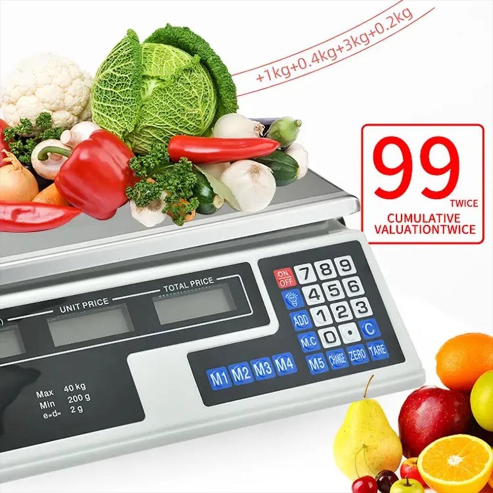 Báscula Digital Comercial 40Kg img #2
