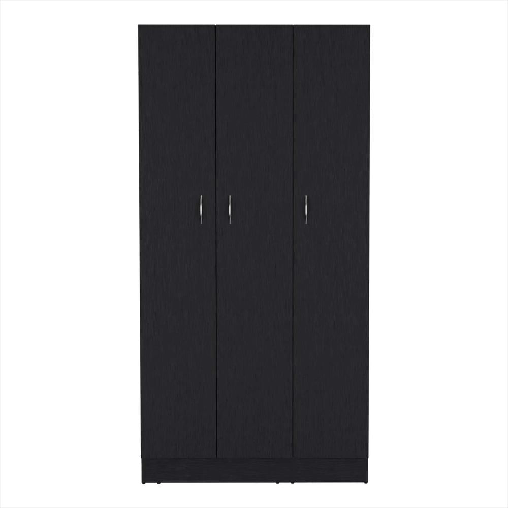 Closet Ohio Wengue 90X180cm Con 2 Cajones Con 3 Entrepaños img #1