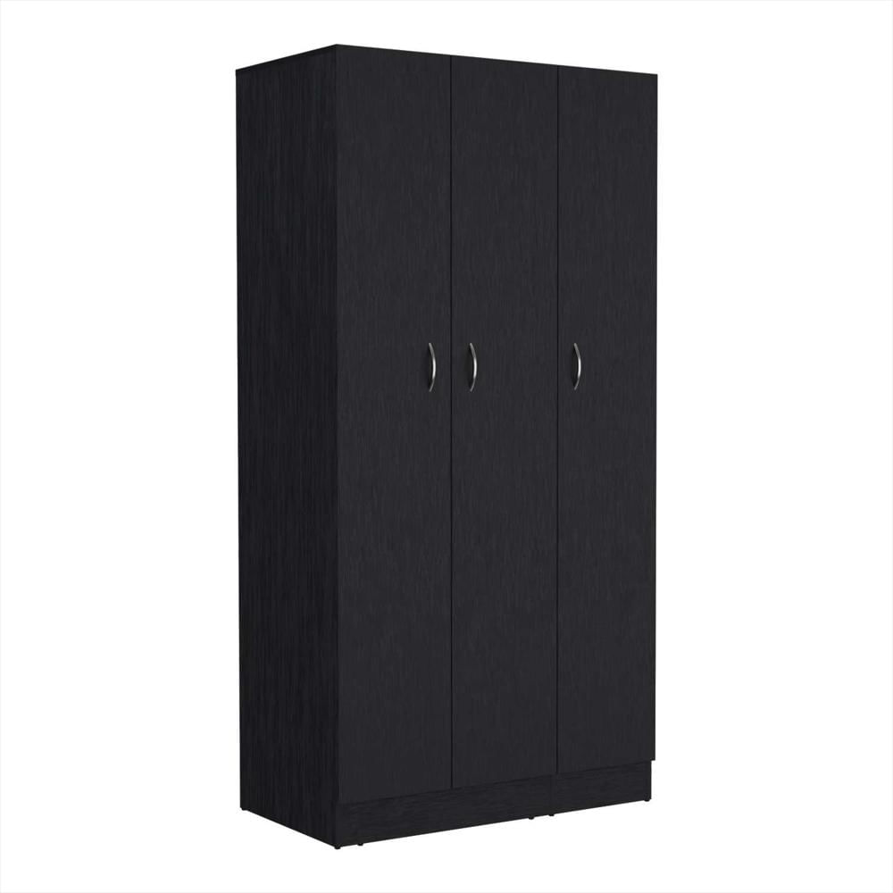 Closet Ohio Wengue 90X180cm Con 2 Cajones Con 3 Entrepaños img #2