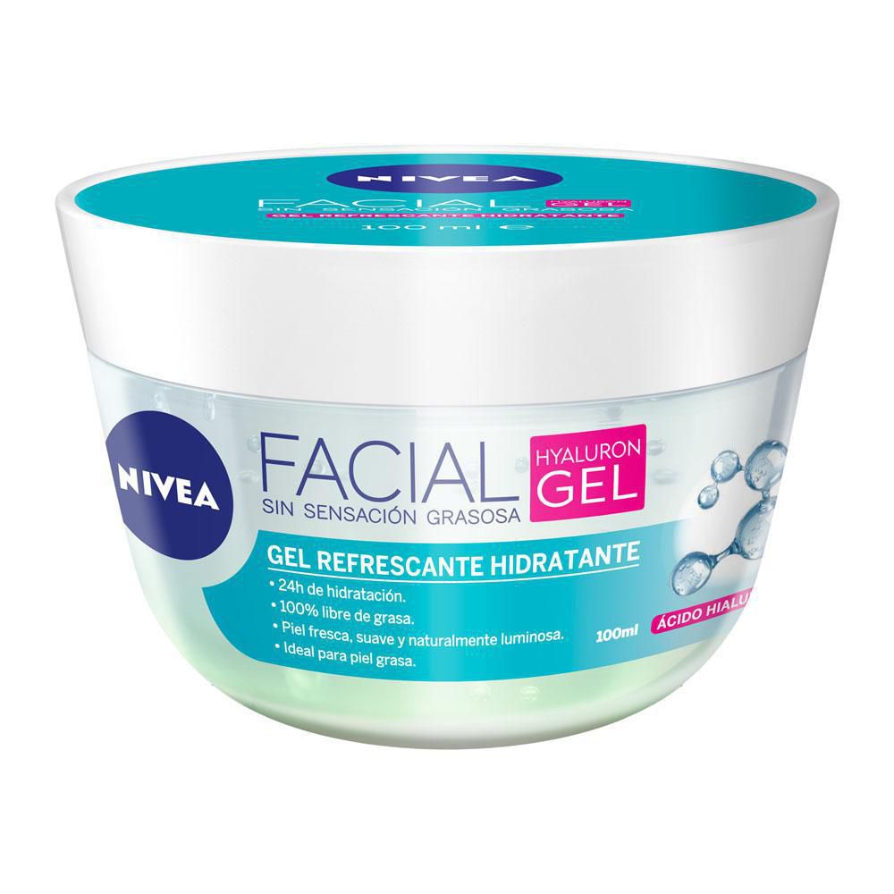Gel facial NIVEA con ácido hialurónico (100  ml)