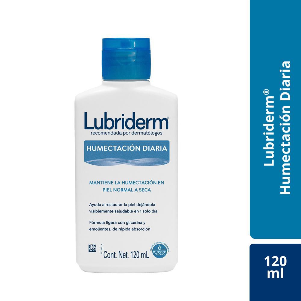 Crema corporal LUBRIDERM humectación diaria (120  ml)