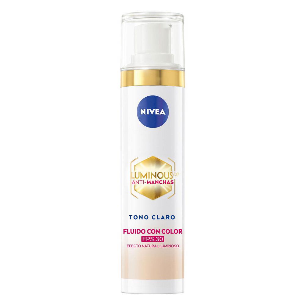 Fluido facial  NIVEA luminous antimachas tono claro (40  ml)