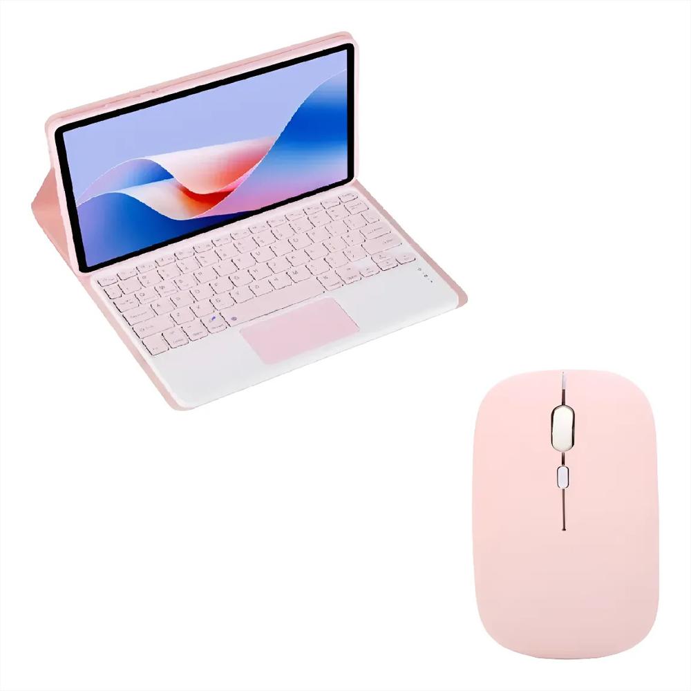 Estuche Teclado Trackpad Para Xiaomi Redmi Pad Se 11 Rosa +Mouse img #1