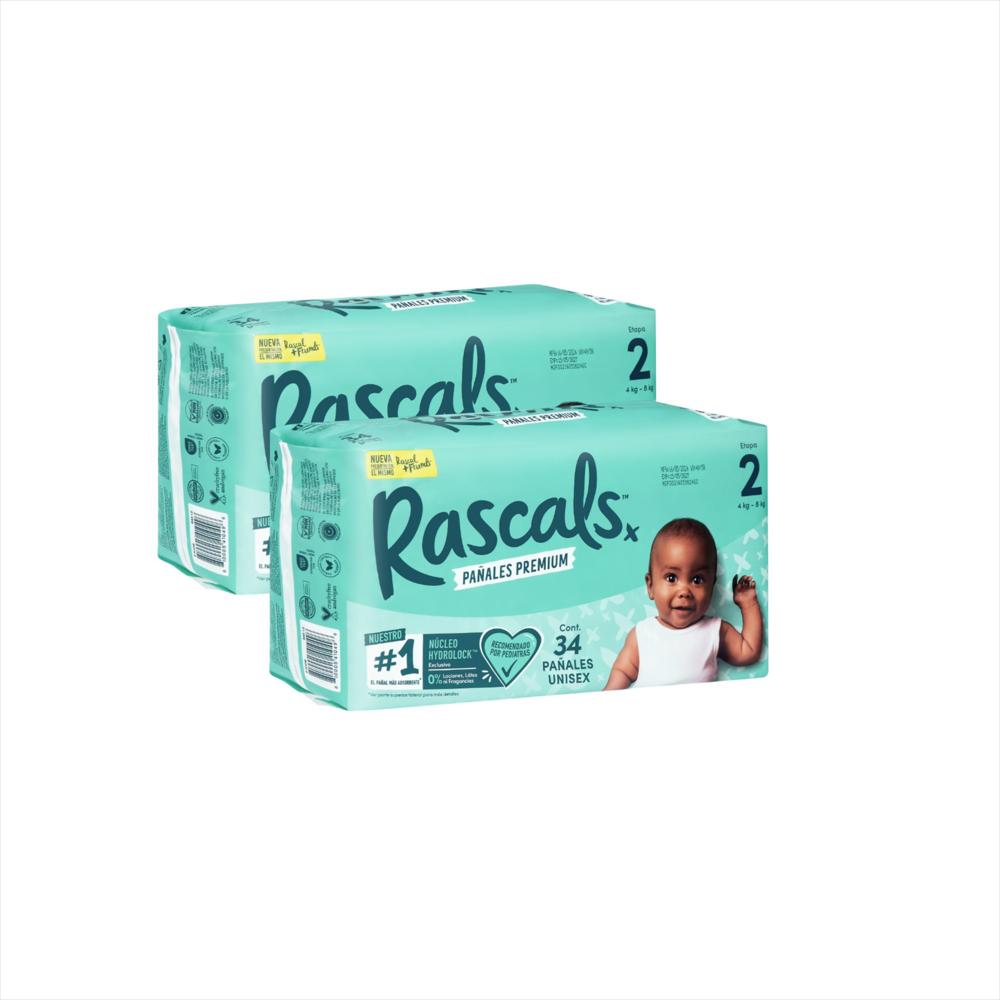 Set X2 Pañales Etapa 2 X34 Unidades