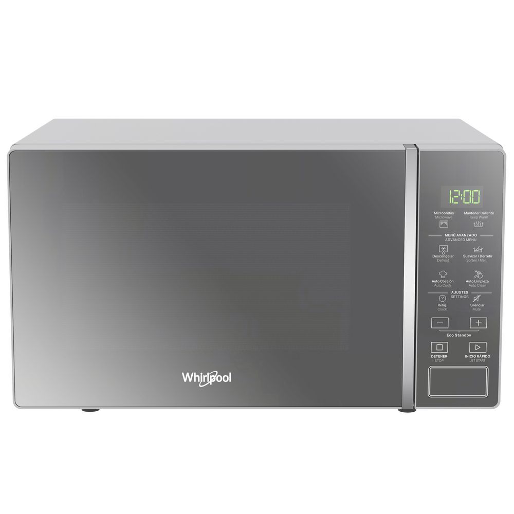Horno microondas WHIRLPOOL 0.7 p3 (20 L) Silver Acabado Espejo WM1807D img #1