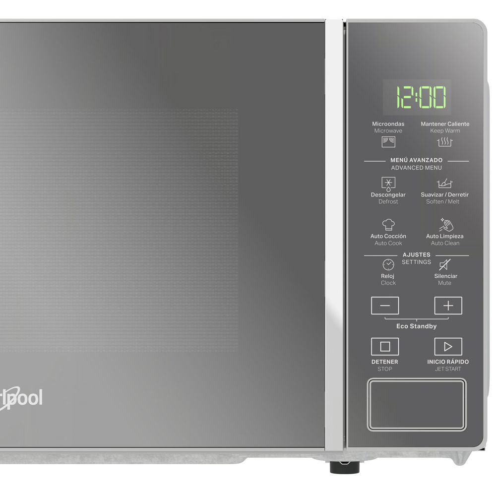 Horno microondas WHIRLPOOL 0.7 p3 (20 L) Silver Acabado Espejo WM1807D img #4