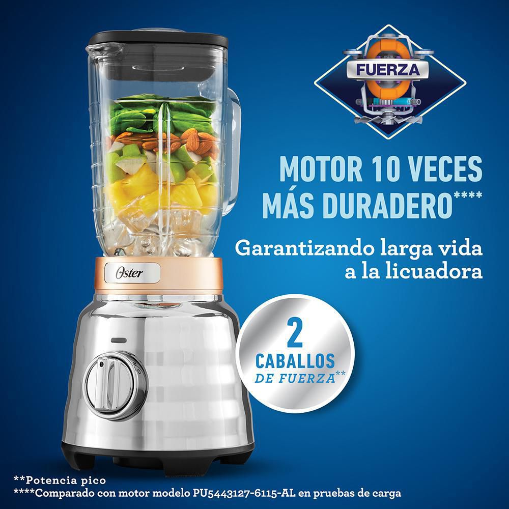 Licuadora vaso vidrio OSTER   1100 Watts W  2142352 img #4