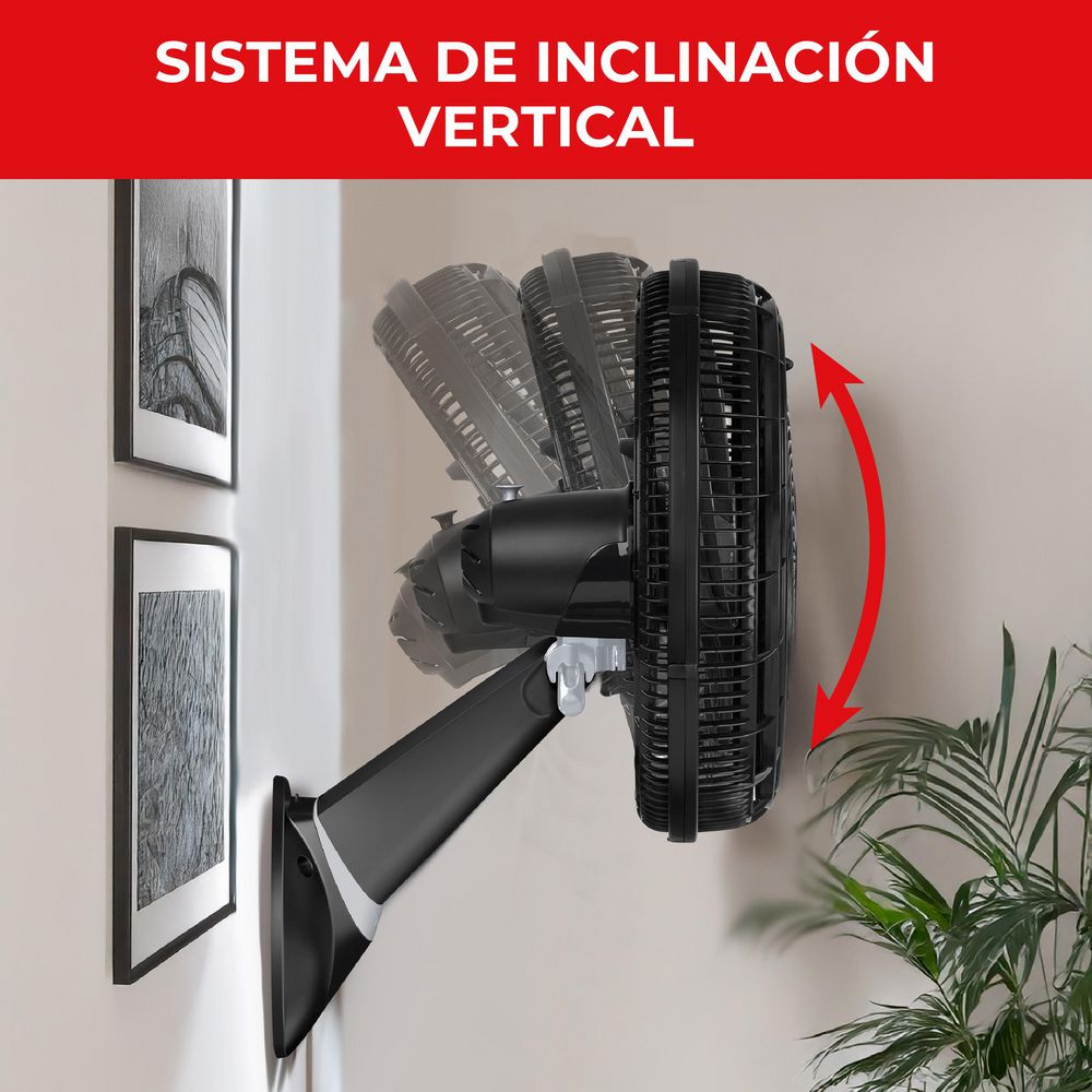 Ventilador De Pared SAMURAI Ultra Silence Force Pared VE3451I0 Negro img #4