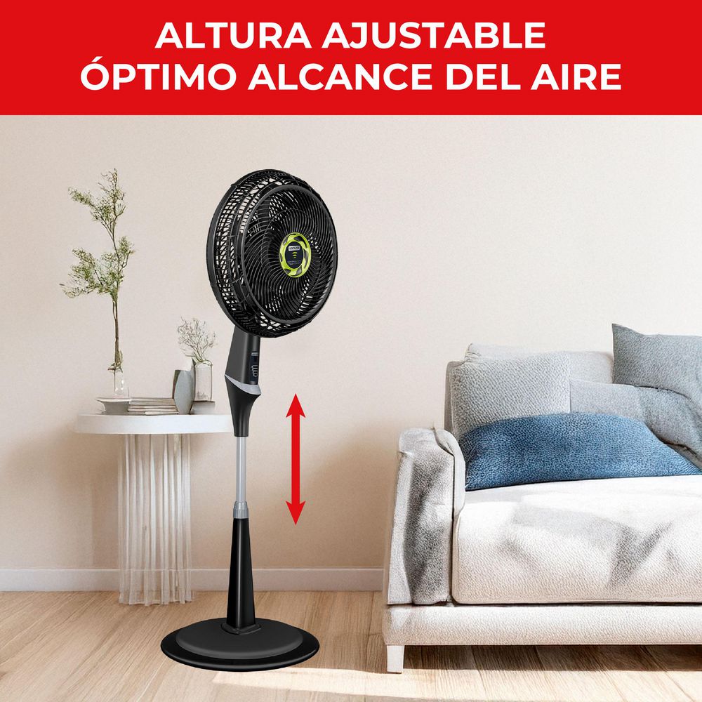 Ventilador 2 En 1 SAMURAI Ultra Silence Force 2 en 1 Control Remoto VE3478I0 Negro img #8