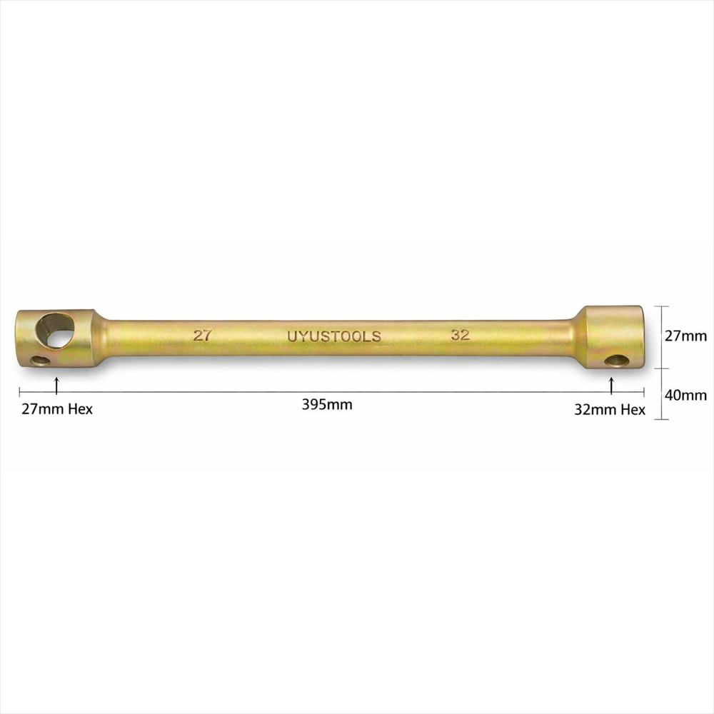 Llave Artillería Pernos 32X27x395mm Uyustools Acero #45 img #2