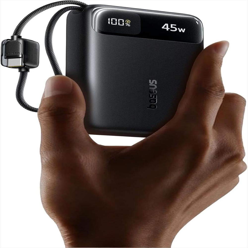 Power Bank Baseus 20.000Mah 45W Batería Externa Carga Rápida Pd Usb Tipo C Power Bank Baseus 20.000Mah 45W Batería Externa Carga Rápida Pd Usb Tipo C