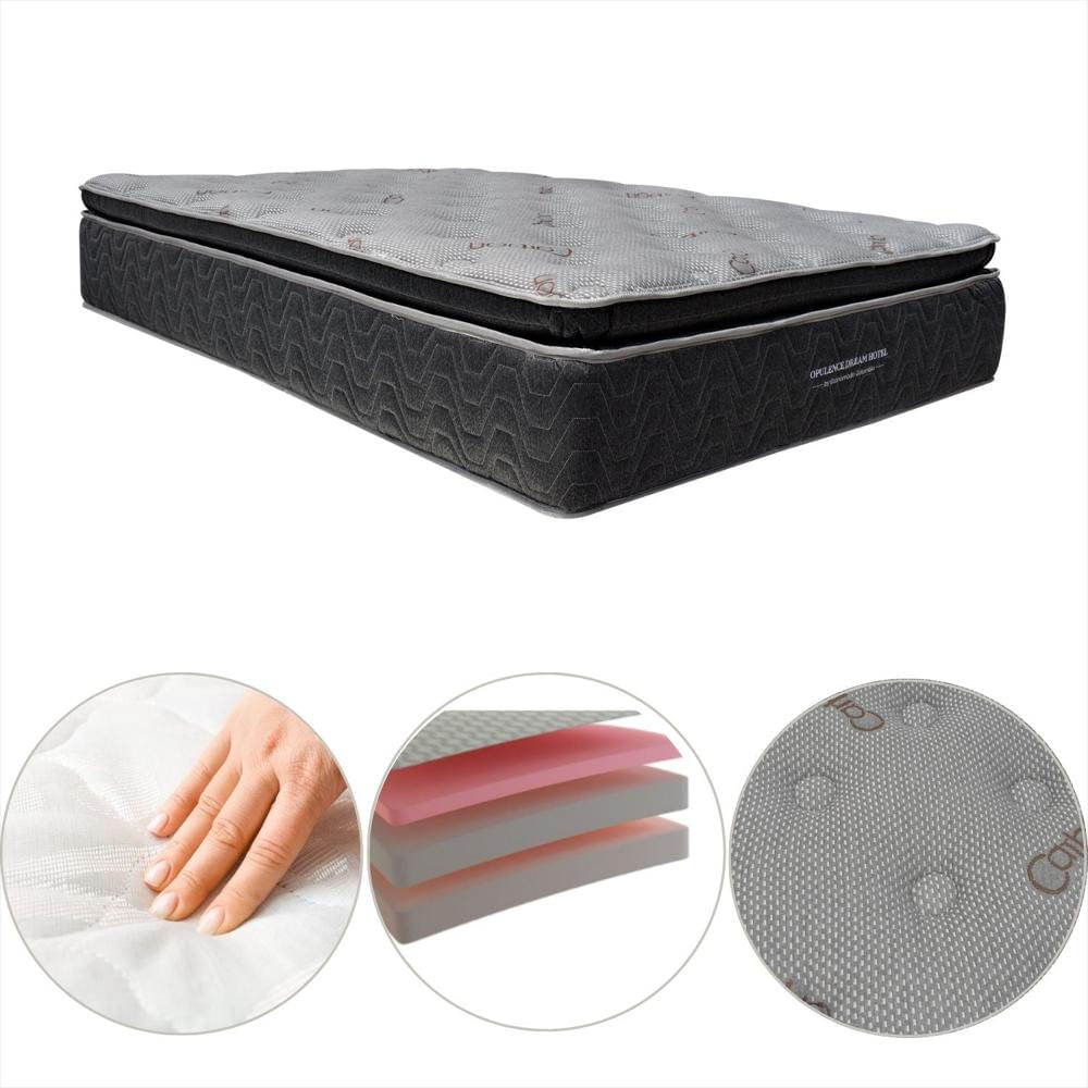 Colchon Master Doble Opulence Pocket Con Un Pillow Tipo Hotelero 140X190x34 img #4