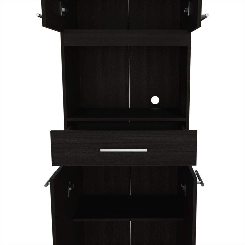 Módulo Microondas Manchester Wengue 62X197.6Cm Con Un Cajón Y Con Cuatro Puertas img #4