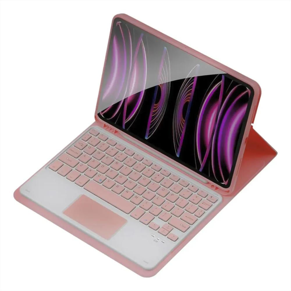 Etuche Teclado Trackpad Para Xiaomi Redmi Pad 2 Rosa +Mouse+Lapiz img #2