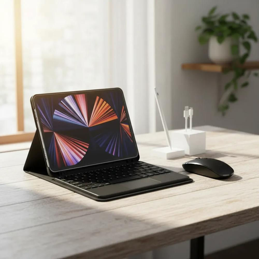Estuche Teclado Trackpad Para Lenovo Tab K11 Negro+Mouse+Lapiz img #4