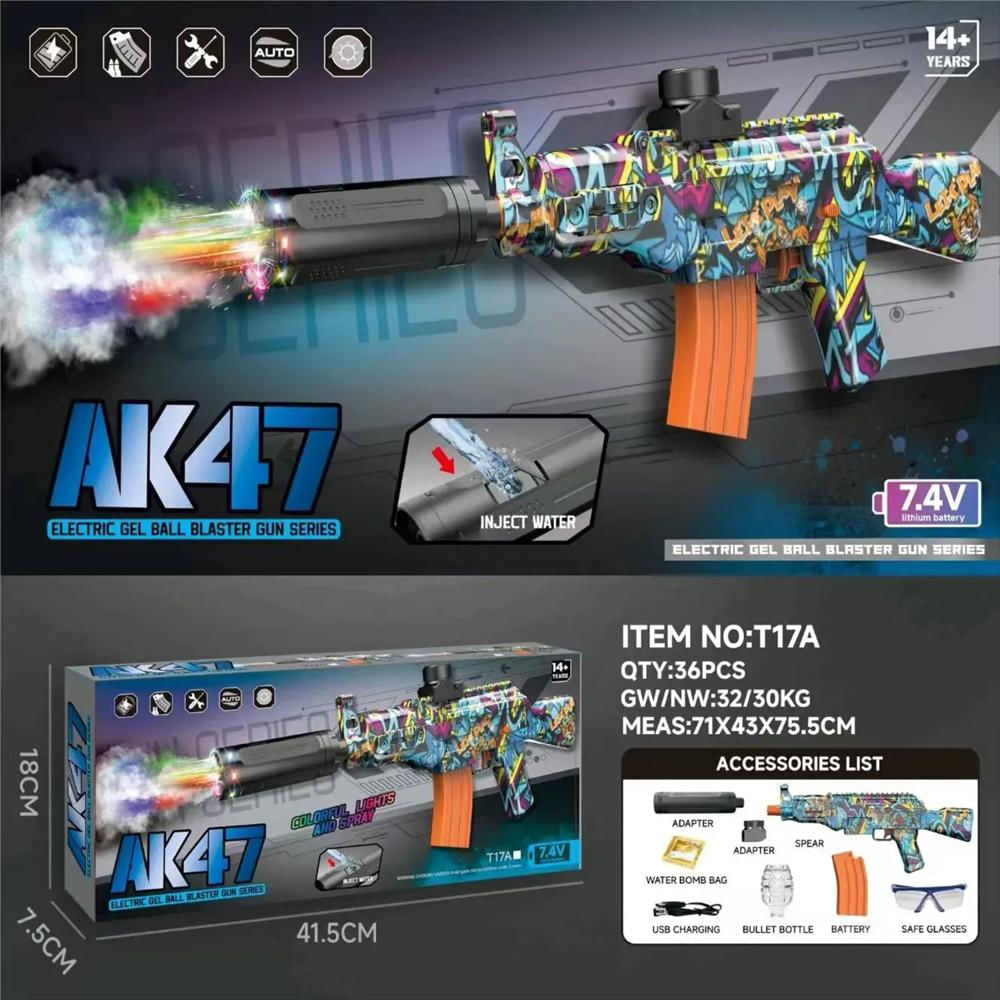 Lanzador De Balas De Hidrogel Rifle Eléctrico Automático img #2
