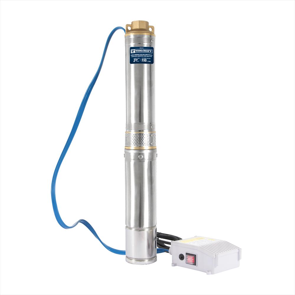 Bomba Sumergible 2Hp 220V Bala Inox Agua Limpia Toolcraft img #1
