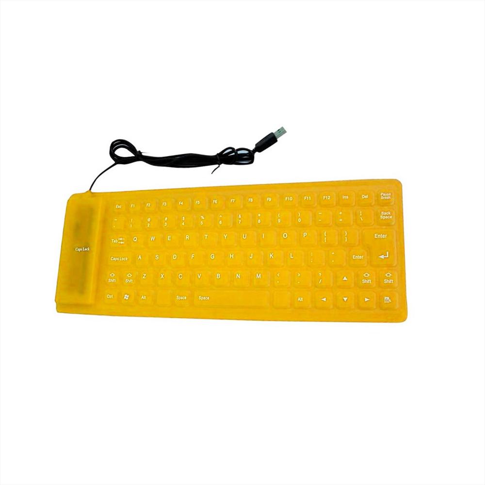 Teclado Flexible Silicona Usb Impermeable Gamer Ergonomico img #2