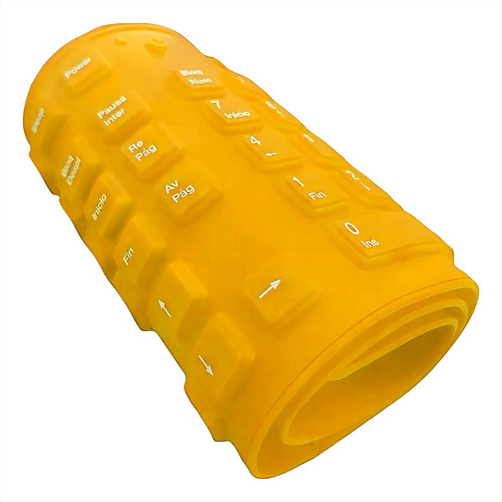 Teclado Flexible Silicona Usb Impermeable Gamer Ergonomico img #4