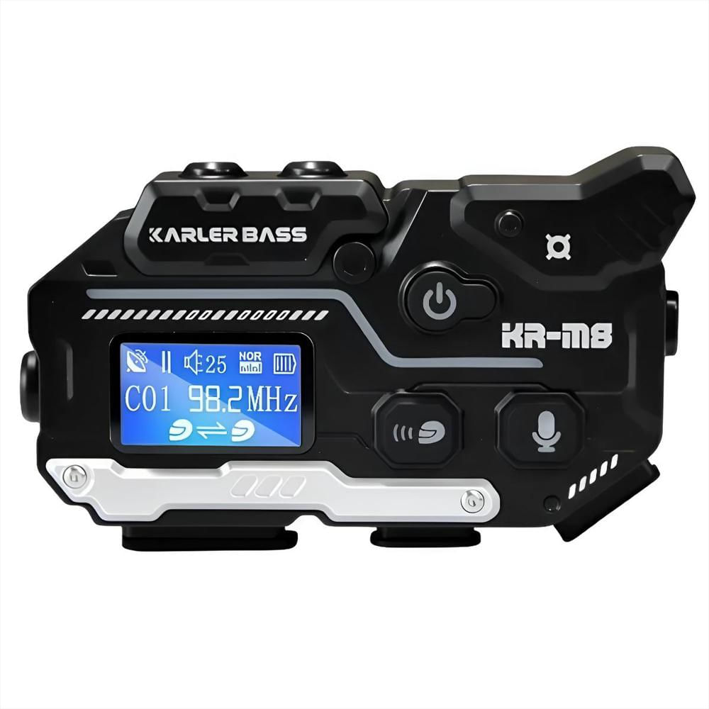 Intercomunicador Casco Moto Bluetooth Pantalla Led Kr M8 img #1
