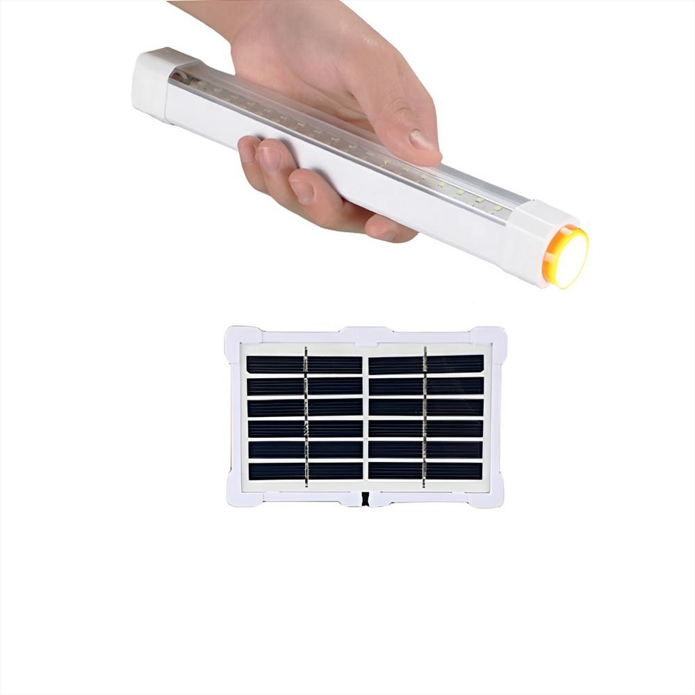 Lámpara Led De Emergencia Solar Recargable Con Imán Linterna img #4
