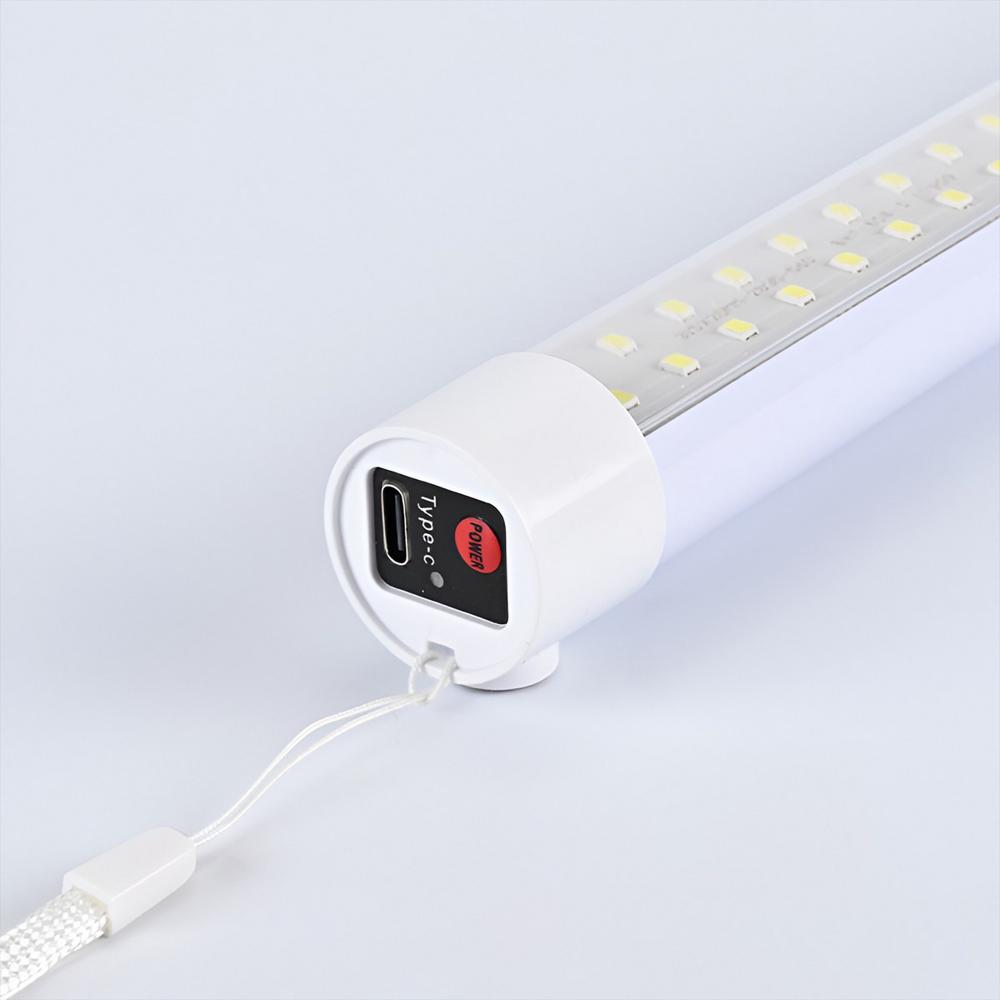 Lámpara Led De Emergencia Solar Recargable Con Imán Linterna img #5