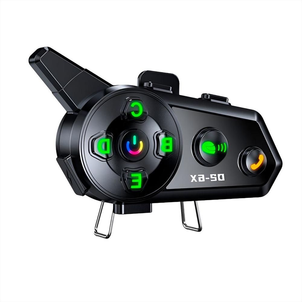 Intercomunicador Casco Moto D2 6X Bluetooth 1000M Grupal img #2