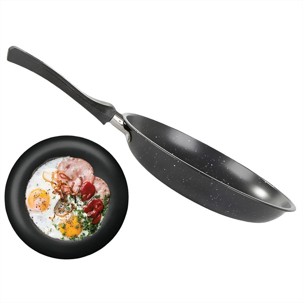 Set X2 Sartenes Antiadherente Granito Mango Ergonómico img #2