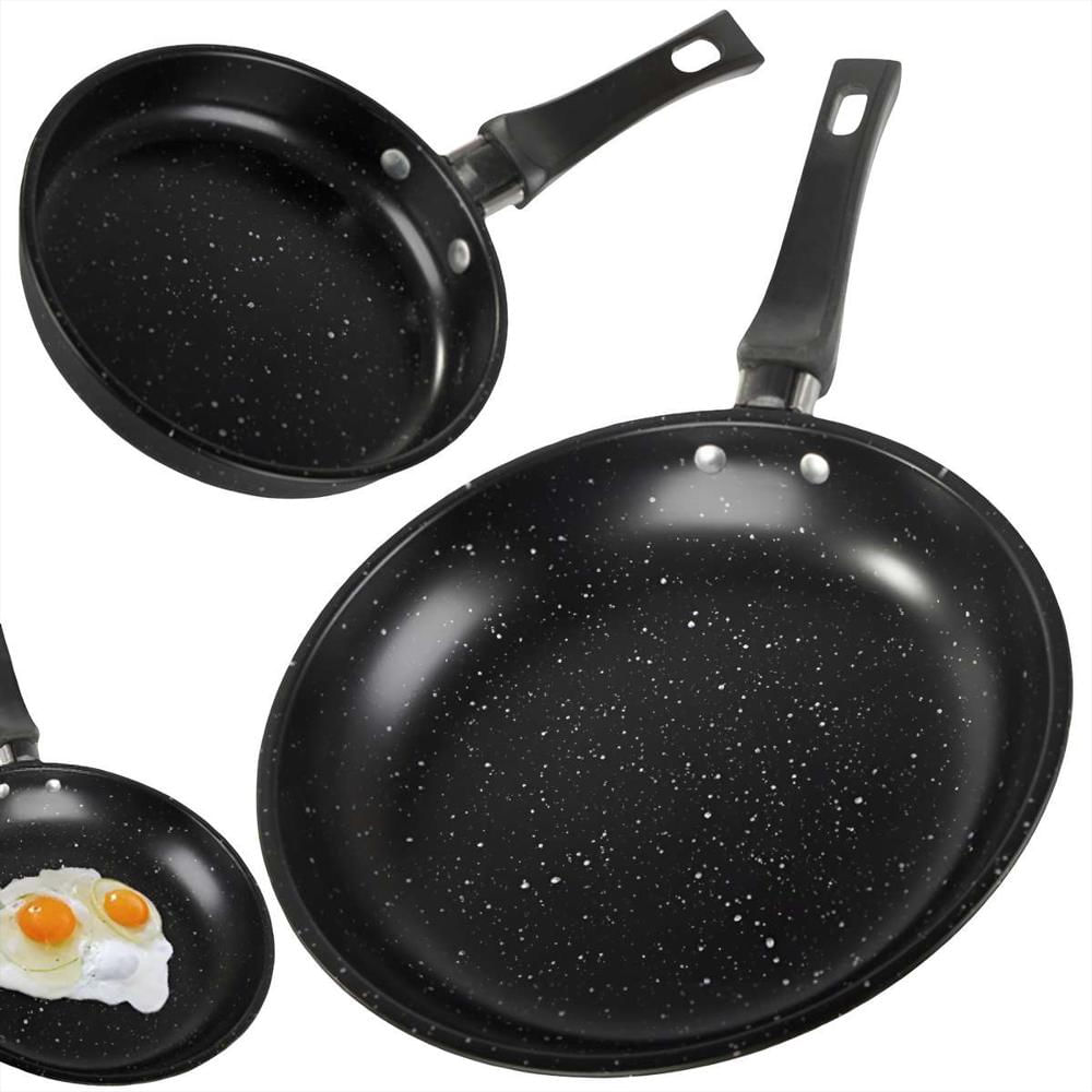 Set X2 Sartenes Antiadherente Granito Mango Ergonómico img #5