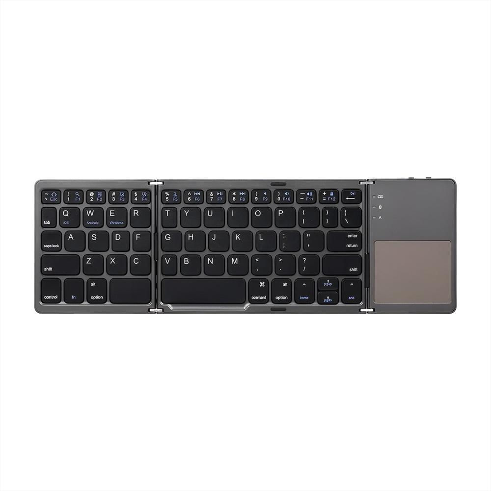 Teclado Bluetooth Plegable Con Touchpad Para Tablet Celular img #1