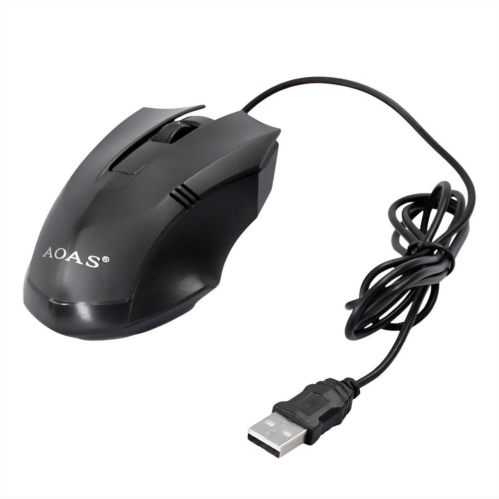 Mouse Óptico Alámbrico M 33 1600 Dpi Ergonómico Usb img #1