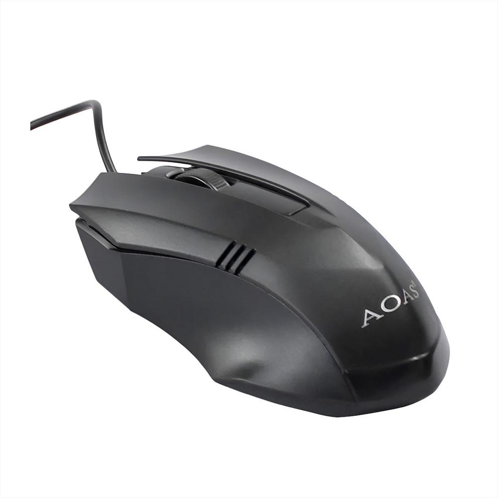 Mouse Óptico Alámbrico M 33 1600 Dpi Ergonómico Usb img #3