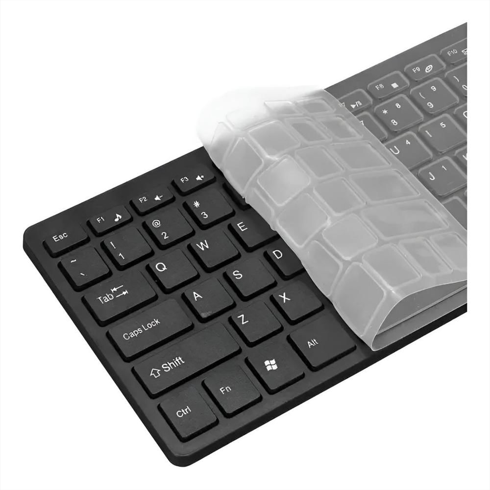 Combo Mini Teclado Y Mouse Inalambrico Ultra Slim Pc Laptop img #3