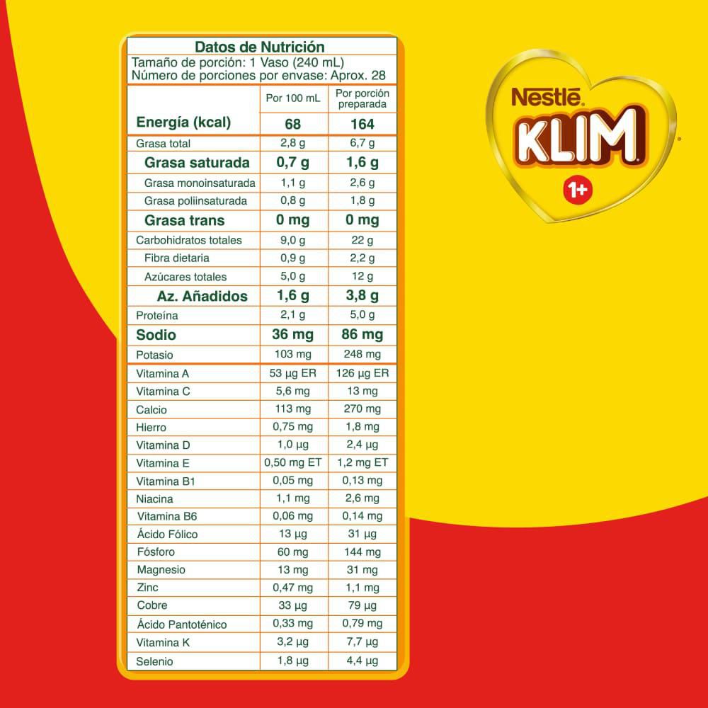 Alimento lácteo KLIM 1+ (1000  gr) img #4