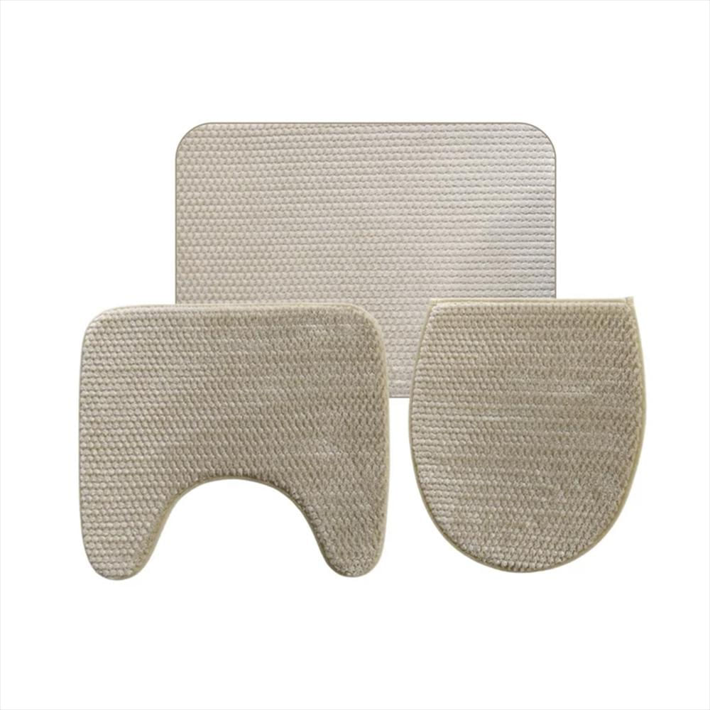 Juego De Baño Baru Set X3 Piezas Jbb045/1000 200 Beige img #1