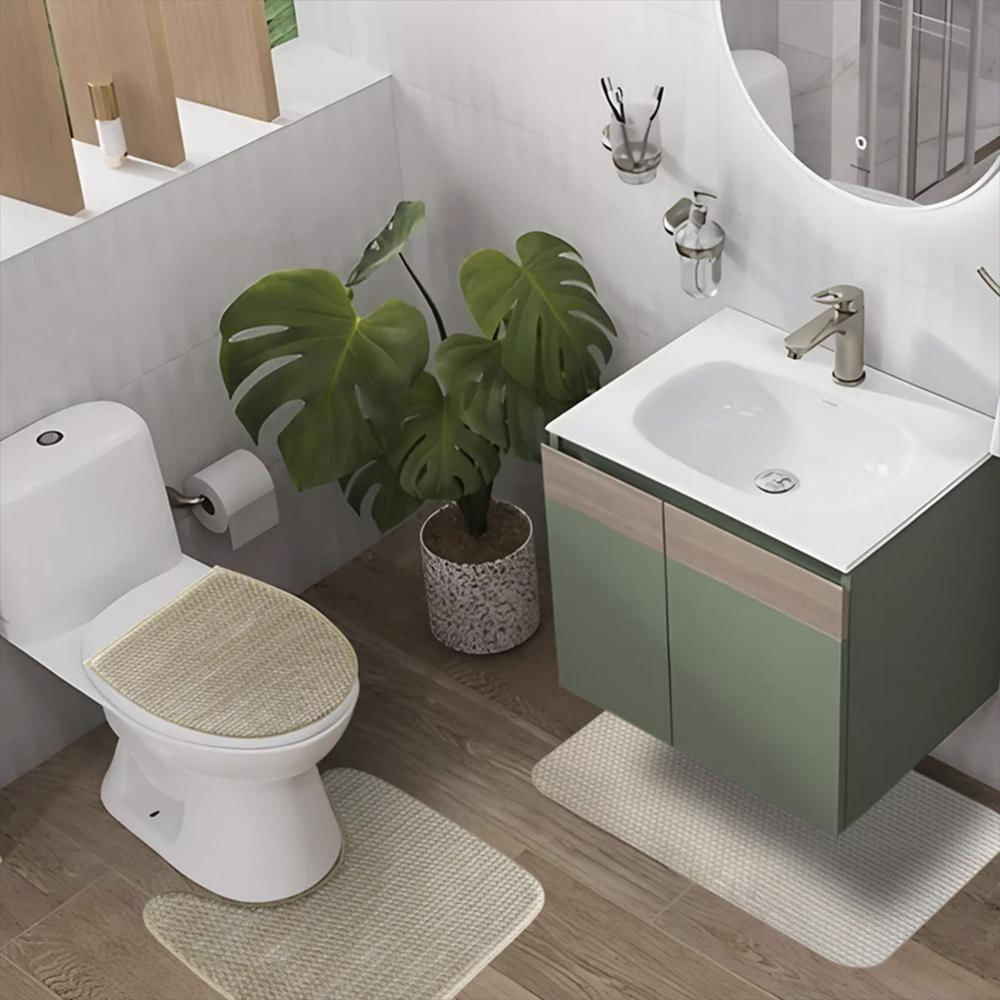 Juego De Baño Baru Set X3 Piezas Jbb045/1000 200 Beige img #2