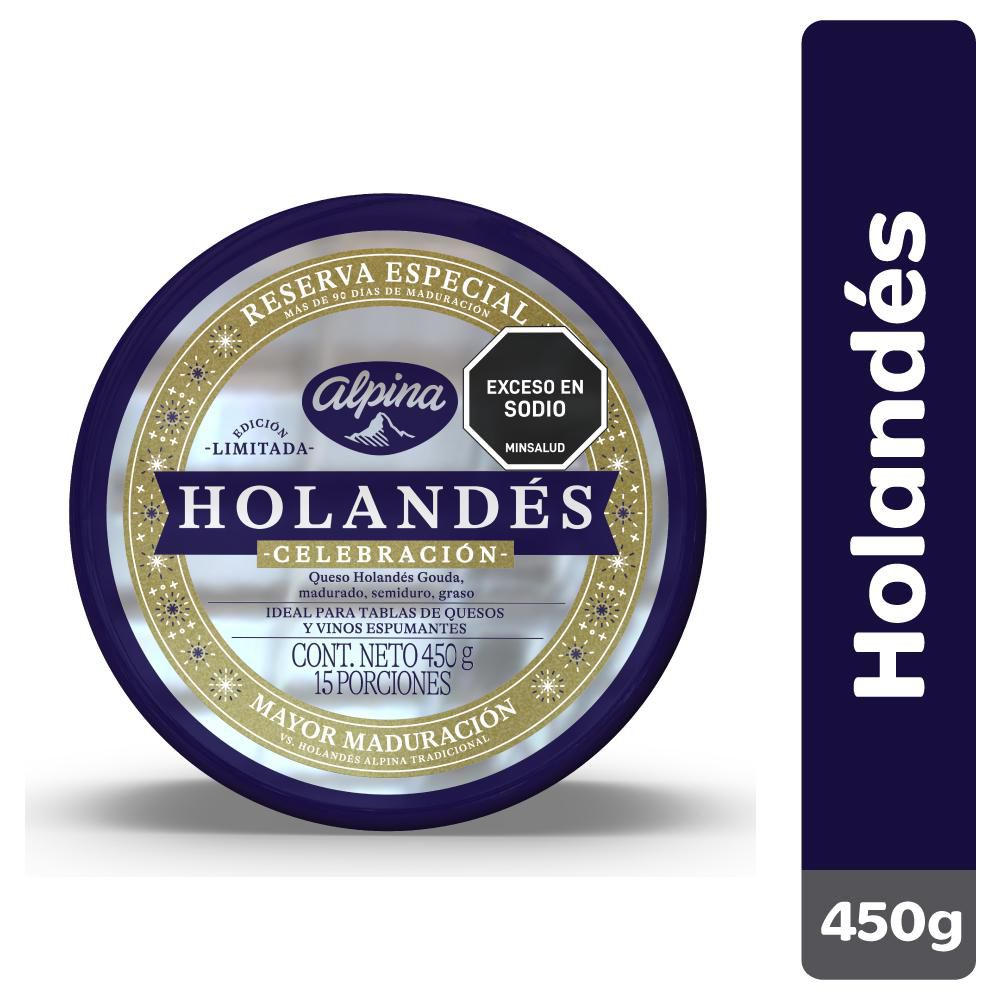 Queso Holandés Celebración ALPINA 450  gr img #1