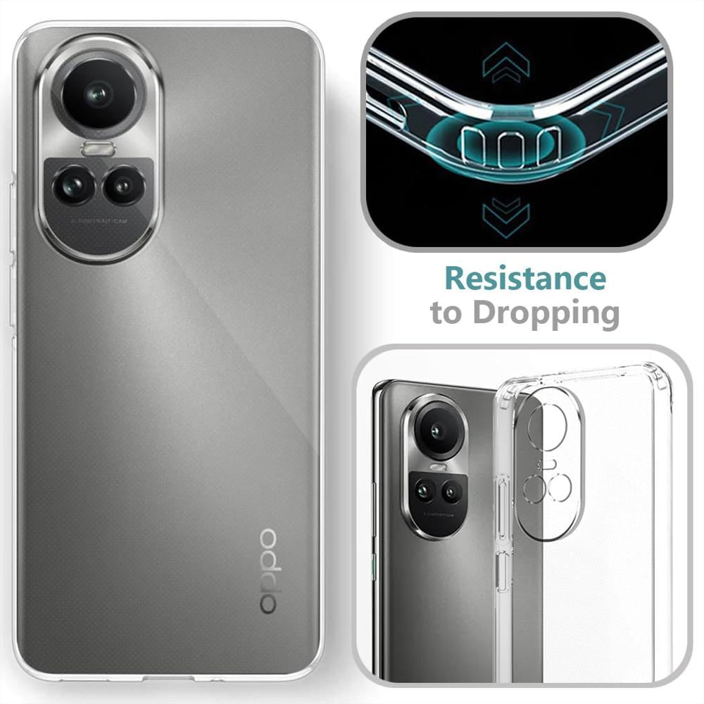 Funda Rígida Transparente Antichoque Y Hidrogel Hd Para Oppo Reno 10 5G img #5