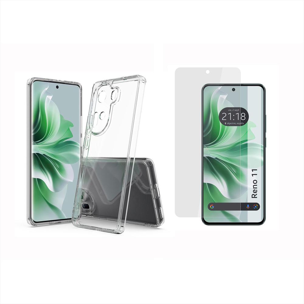 Funda Rígida Transparente Antichoque Hidrogel Hd Para Oppo Reno 11 5G