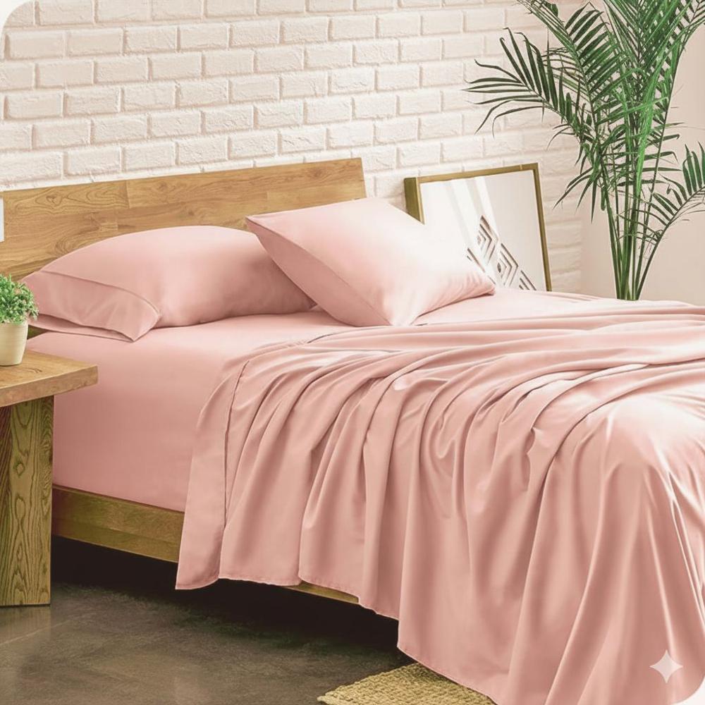 Sabanas Cama Queen Gris Plata Calidad Premium img #1