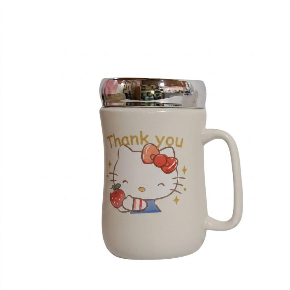Mug Ceramica Tapa Espejo Hello Kitty img #1