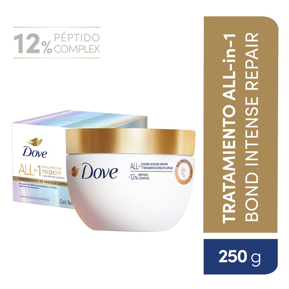 Tratamiento capilar DOVE intense repair (250  gr)