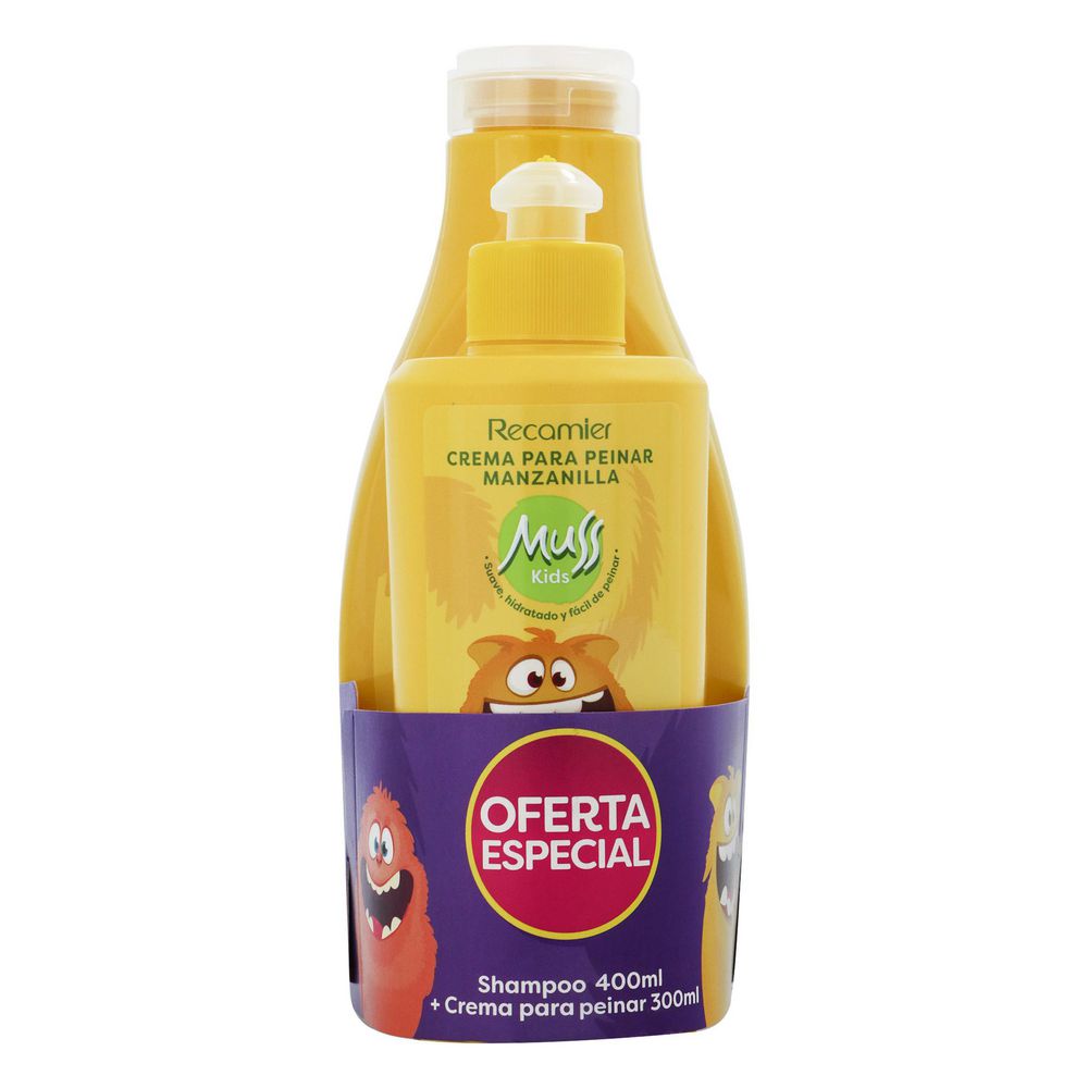 Shampoo MUSS manzanilla (700  ml)