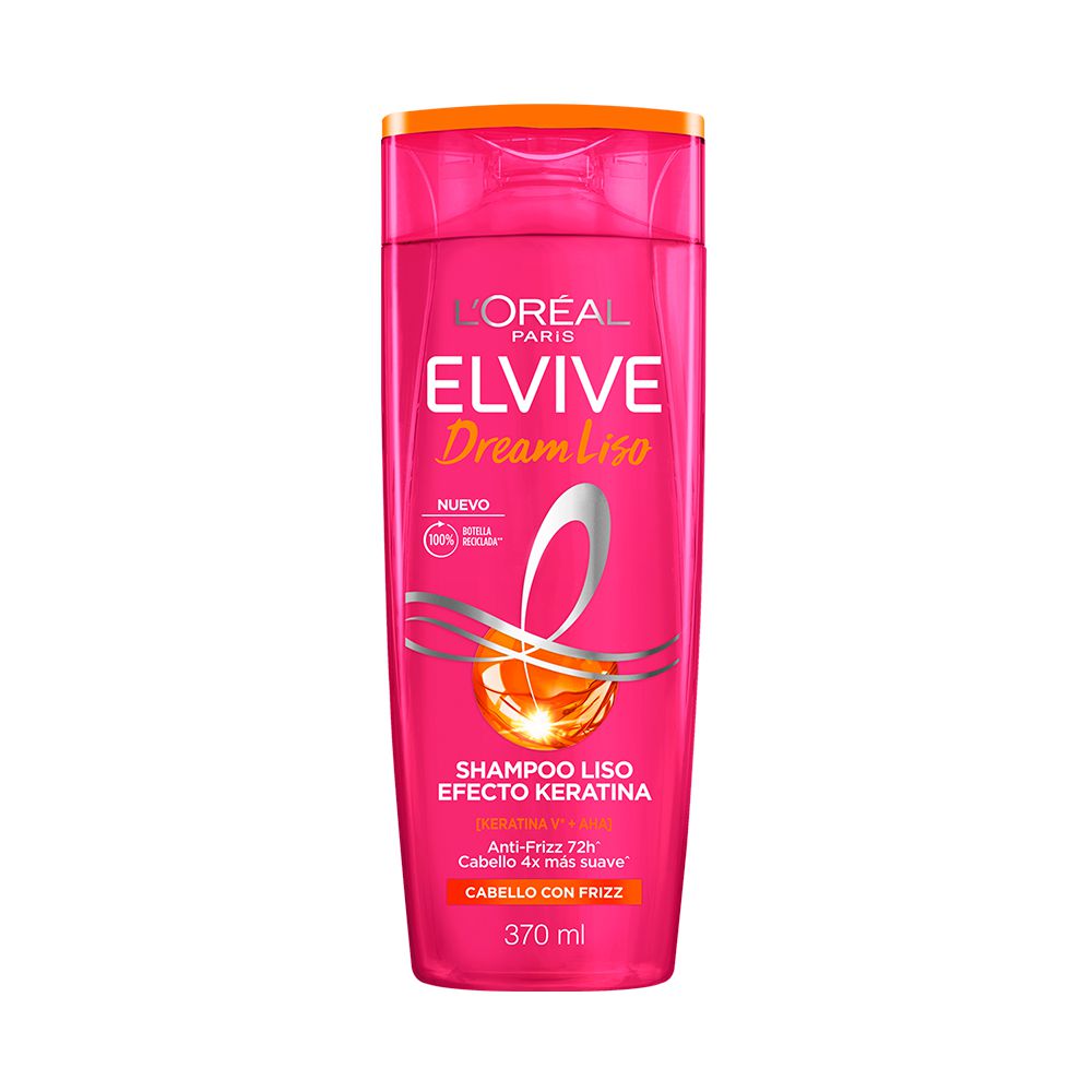 Shampoo Elvive dream liso efecto keratina (370 ml)