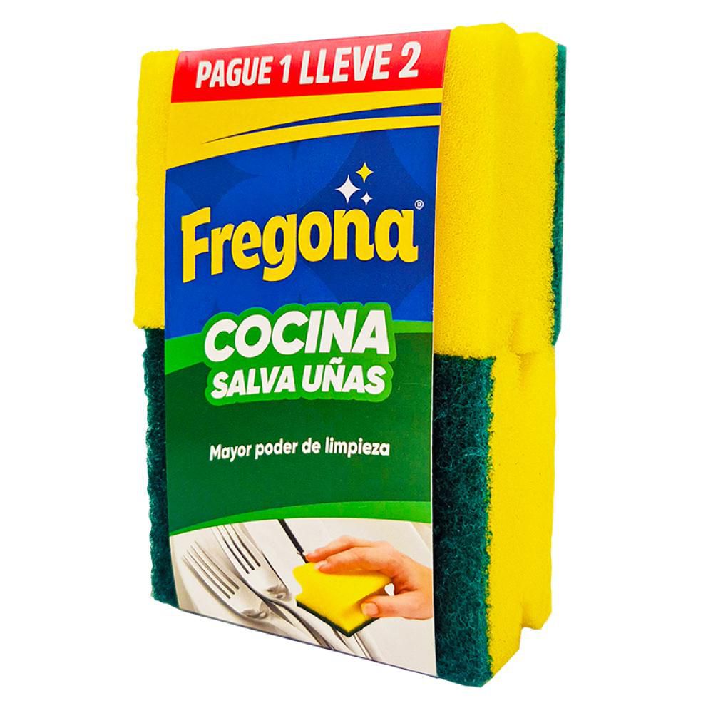 Esponja FREGONA de cocina doble uso salva uñas (1  und) img #1
