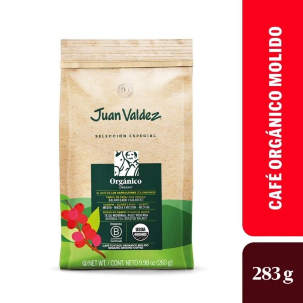Café JUAN VALDEZ orgánico molido (283  gr)