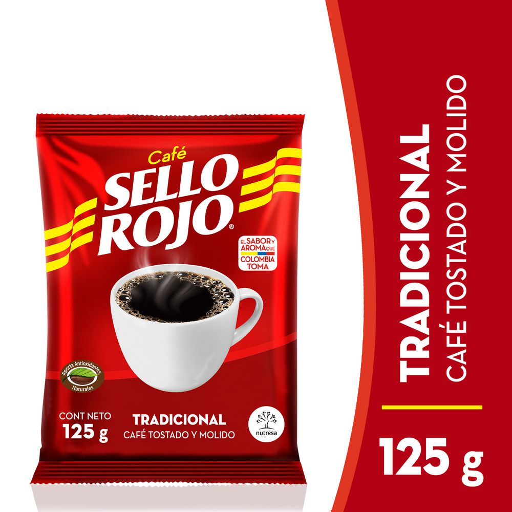 Café SELLO ROJO tostado y molido (125  gr) img #1