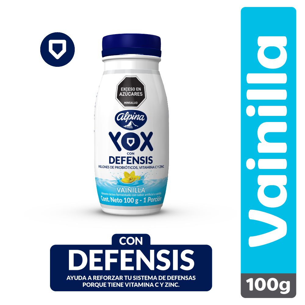 Bebida láctea YOX vainilla (100  gr) img #1