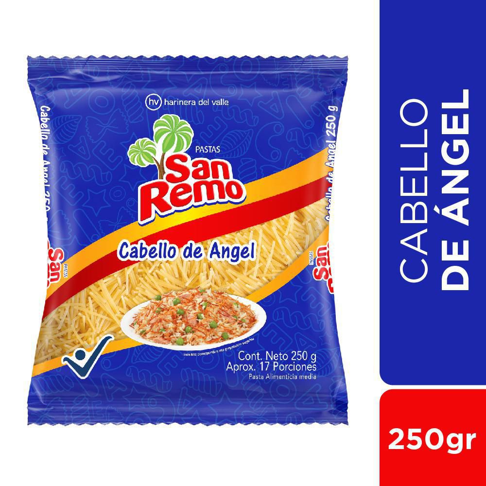 Pastas SAN REMO corta cabello de ángel (250  gr)